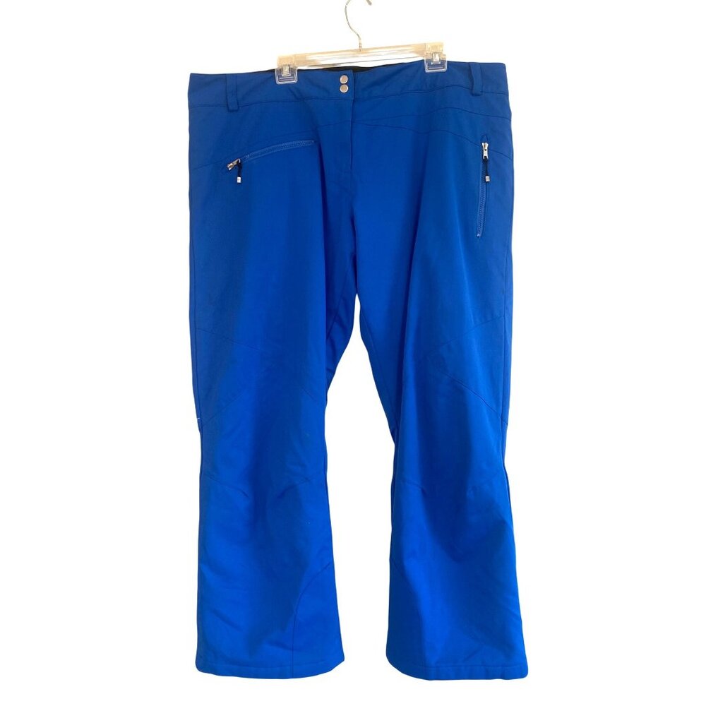 Obermeyer Malta 2XL Insulated ski/snowboard Pants Women's Size 20 Cobalt Blue - Picture 2 of 16